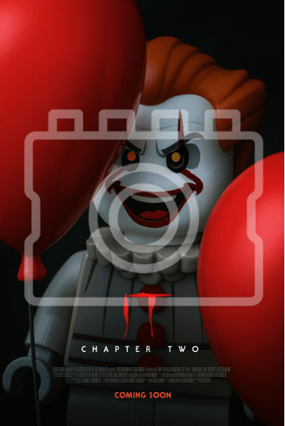 IT: CHAPTER TWO - LEGO-Inspired Movie Poster Print - Ready to Frame