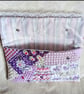 Hand embroidered and beaded clutch, original unique textile art purse - Image 3