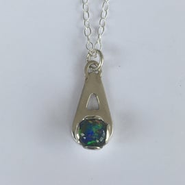 Opal triplet Birthstone Drop