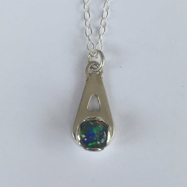 Opal triplet Birthstone Drop