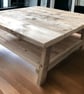 Scandi Style Coffee Table Reclaimed Wood THE MALMO - Image 3