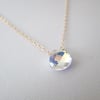 Drop Of Sunshine - Swarovski AB Briolette Necklace, 14K Gold Filled