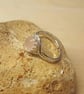Rose Quartz adjustable ring. 925 sterling silver. January Birthstone - Image 3