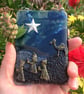 Handmade Fused Glass Three Wise Men Hanging Decoration - Nativity Picture - Image 9