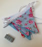 Mini bunting. Pinks and blues. - Image 2