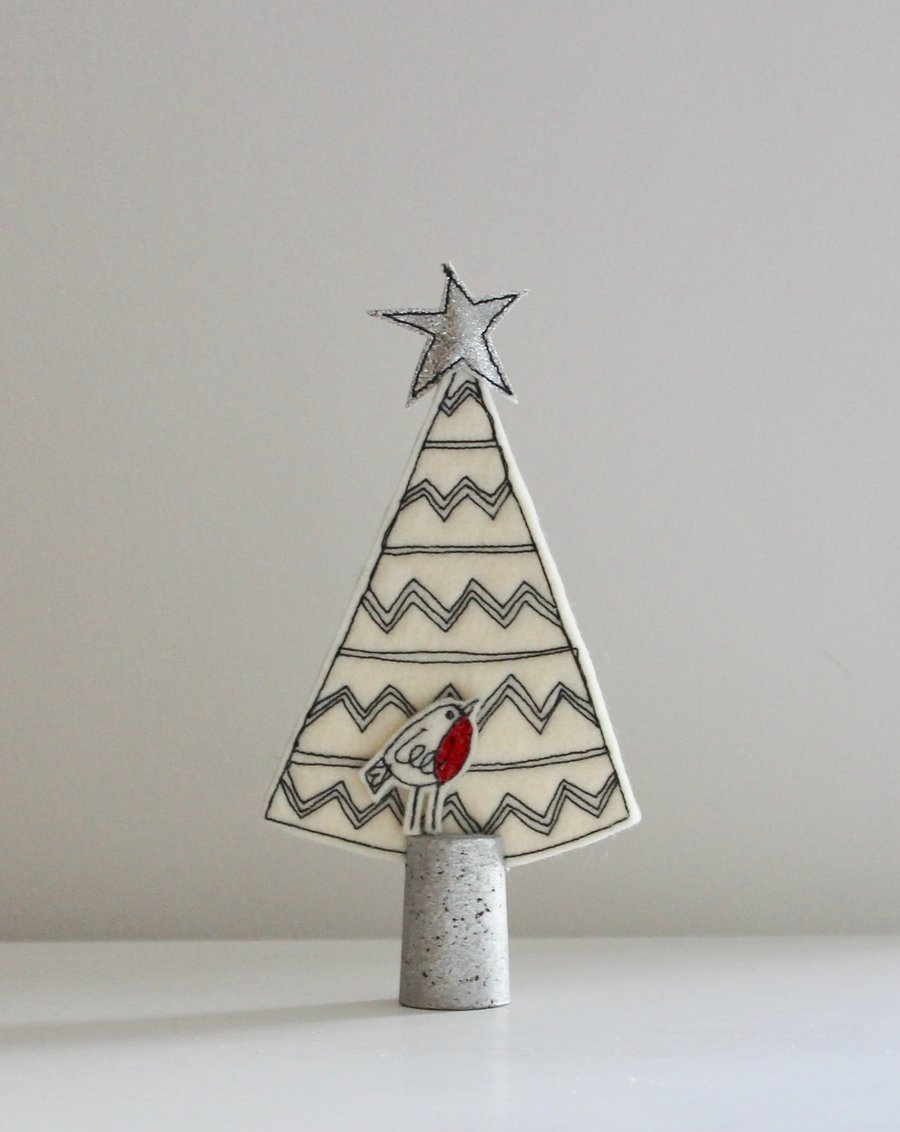 Wool Felt Christmas Trees 