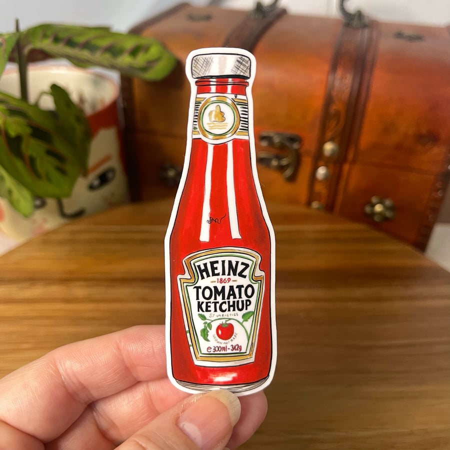 Tomato Ketchup Sticker