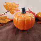 Resin Pumpkin Tealight Holder