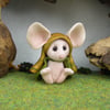 Downland Mouse 'Margo' Crop Gatherer OOAK Sculpt by Ann Galvin Gnome Village