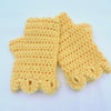 Fingerless Mittens for a child Sunshine Yellow Sale