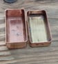 Copper box, collectable miniature copper, silver and brass oak leaf box - Image 8