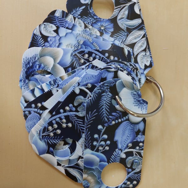 Set of Embroidery Floss Tread Drop Organisers Blue