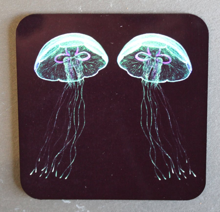 Moon Jellyfish Coaster