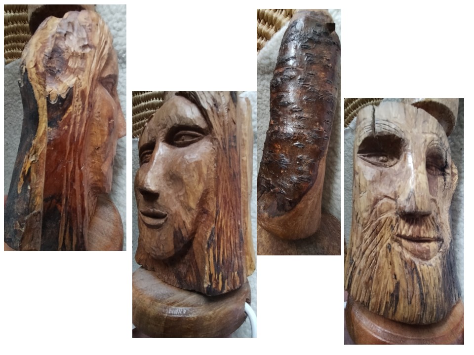 Face table lamp
