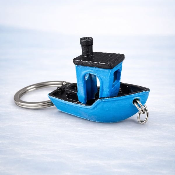 Mini Tug Boat Keychain – Custom 3D Printed & Handmade
