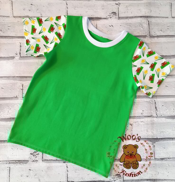Childrens Welsh T shirt - St. David's Day wear
