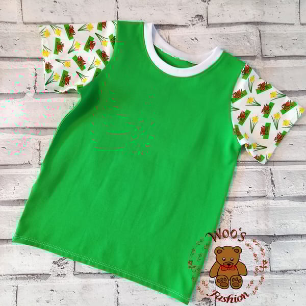 Childrens Welsh T shirt - St. David's Day wear