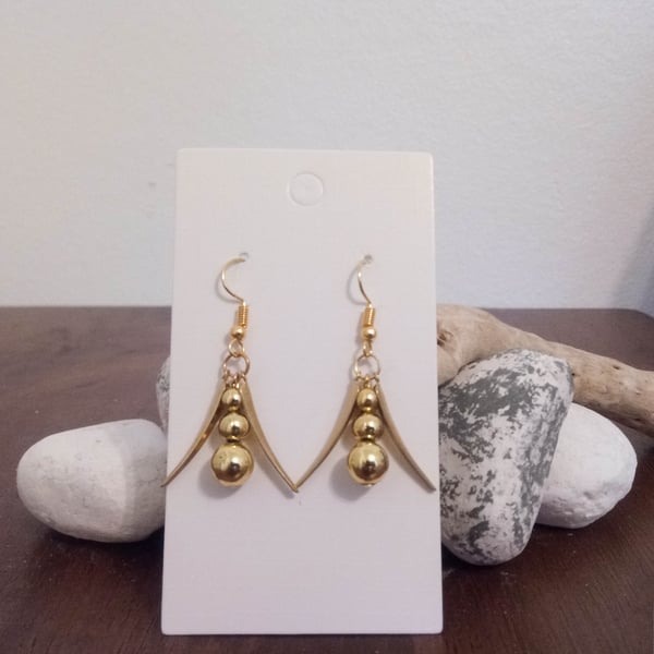 Gold Dangle Earrings