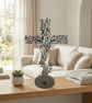Tree of Life Cross Metal Wall Art, Iridescent Standing Tabletop Sculpture 40cm - Image 2