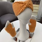 Headband Gloves. All Sizes. Crochet.