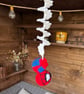 Spider-Man hand crocheted spinner (small) - Image 1