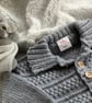 Hand knitted 'Oliver' Baby Boy's Cardigan (0-6 months) - Image 3