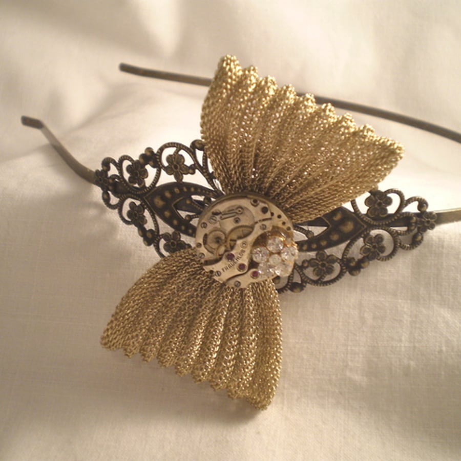Steampunk Bow Hairband