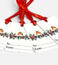 Set of 4 Plantable Christmas Gift Tags, Seed Paper, Robin & Holly Tags - Image 3