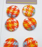 Orange Covered Buttons  - Image 3