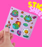 Frog Sticker Sheet Cute Frog Stickers Waterproof