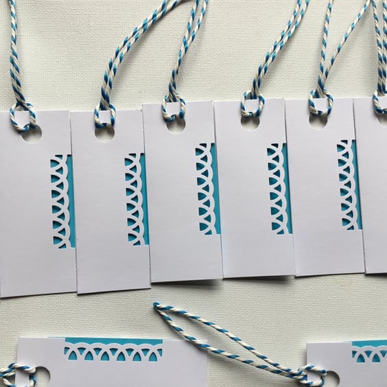Pack of 10  gift tags. Tags for any occasion. Ref 171. Perfectly imperfect 