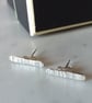 BAR STUD EARRINGS - STUD EARRINGS - FREE UK POSTAGE - Image 4