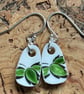 Handmade Earrings, Unique Earrings, Vintage, Eco Friendly Ceramic Earrings - Image 3