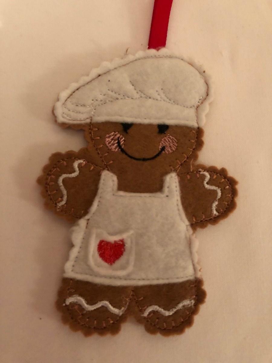 Gingerbread Cook Decoration