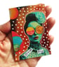 Feminist ACEO Miniature Artwork Original Inspiring Female Figure Portrait Art