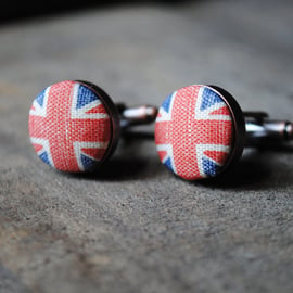 Vintage Union Jack cufflinks