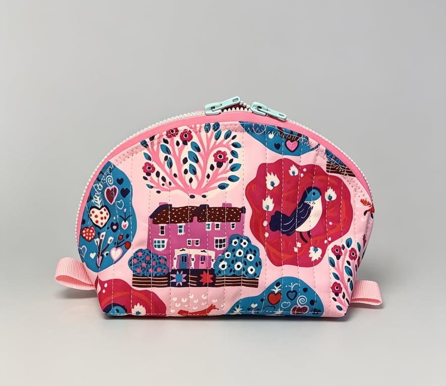 Whimsical Folk Art Pouch