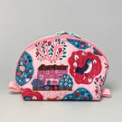 Whimsical Folk Art Pouch