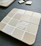 Coaster Set - Two Mosaic Chequerboard Coasters - Image 4