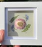 Real Pressed and Dried Flower, Framed Art, Mother’s Day, birthday gift