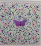Butterfly Garden hand-stitched embroidery inspired by nature, intricate,detailed - Image 2