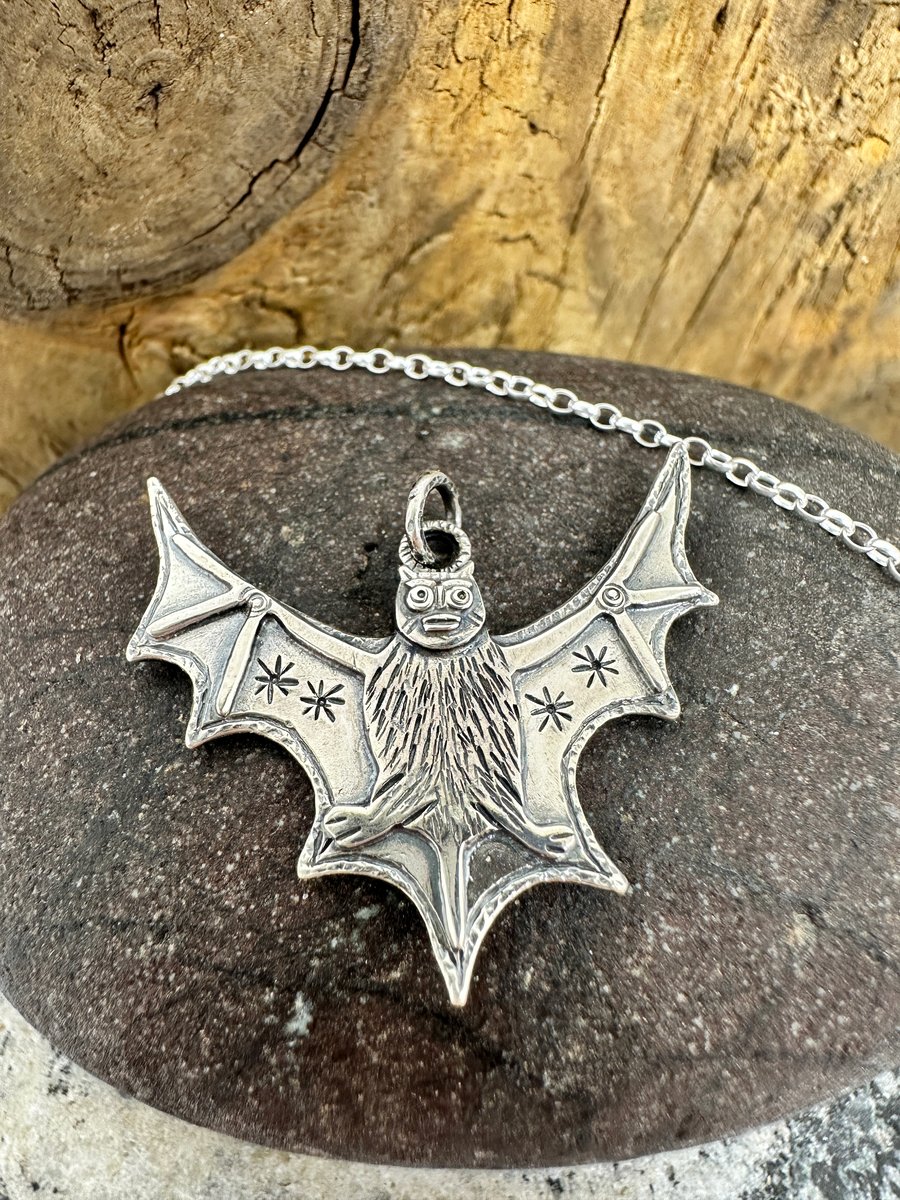 Medieval Bat Pendant