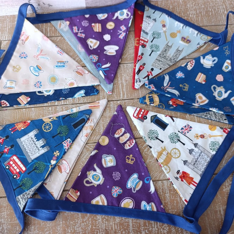 Royal tea party bunting 