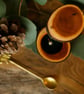 Wooden Wedding Ring Box - Yew and Copper - Image 2