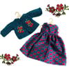 Teal and Magenta Heirloom Outfit