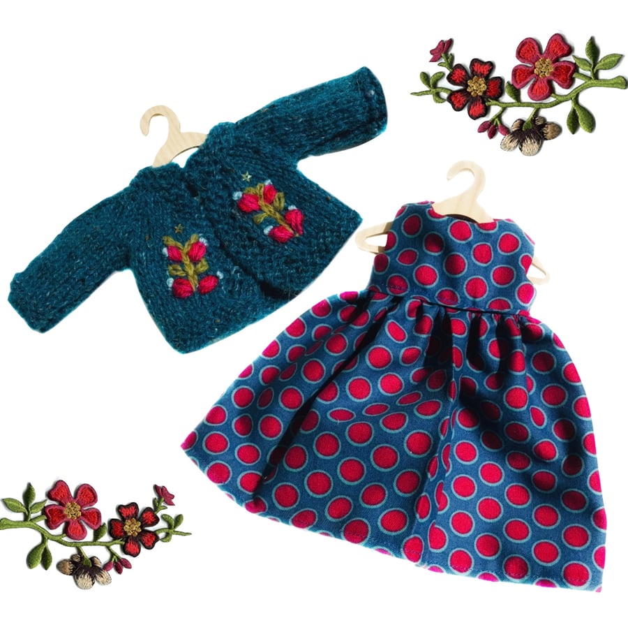 Teal and Magenta Heirloom Outfit