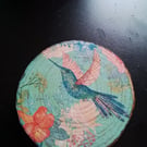 Woodslice decoupage coaster 