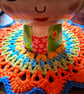 set of 2 colourful crochet mandala doilies - Image 4