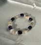 Amethyst & Clear Quartz Bracelet - Image 2