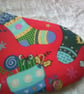 Christmas Stocking with stockings full of Gifts on a red background  - Image 5